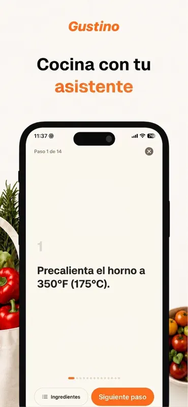 Gustino: Recetas y Menú screenshot 3 of 6