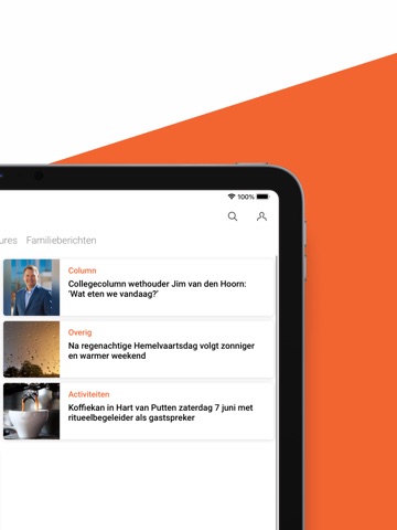De Puttenaer iPad screenshot