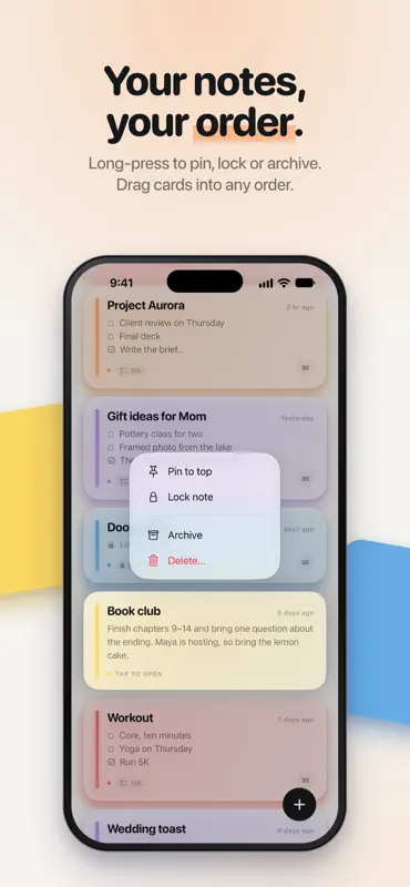 Qote: Sticky Notes & Checklist screenshot 7 of 7
