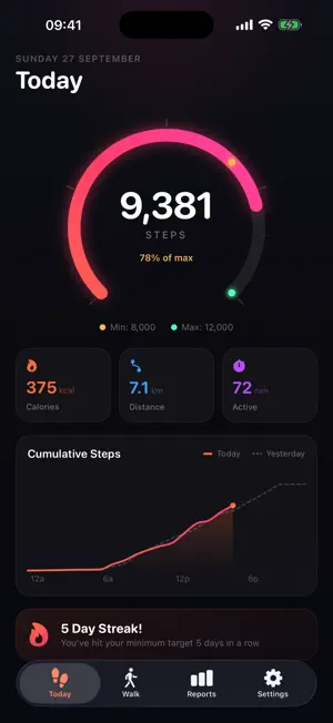 Simple Steps screenshot 1