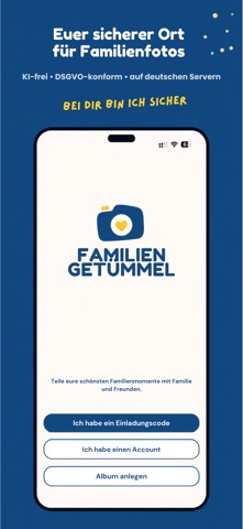 Familiengetümmel Familienalbum iPhone screenshot