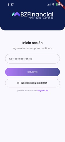 BZFinancial iPhone screenshot