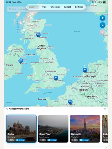 TravelMate: Trip Planner ipad screenshot 2