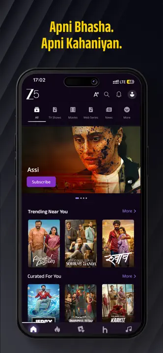 ZEE5 Movies, Web Series, Shows: Screenshot 1 von 8