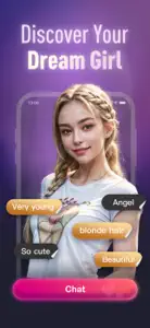 AI Girlfriend Chat-Honey Girl screenshot #1 for iPhone