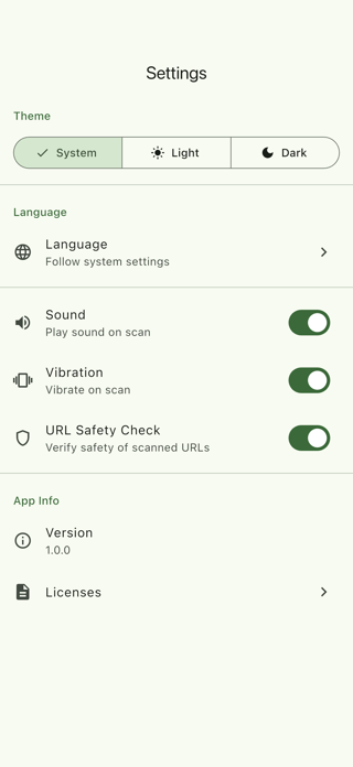 Qrely - QR Code Reader & Maker Screenshot 5 of 5