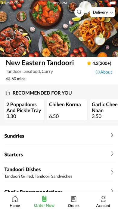New Eastern Tandoori Screenshot