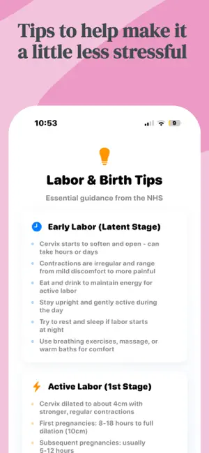 Contraction Timer & Tracker + screenshot 3