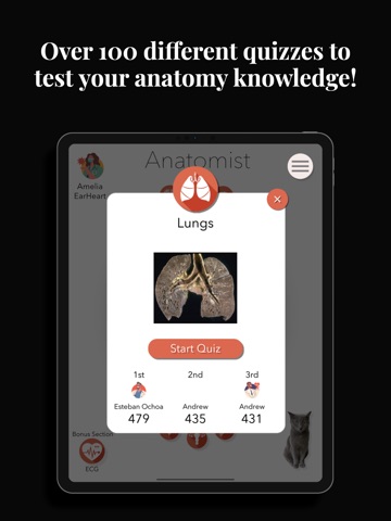 Anatomist – The Anatomy Game iPad screenshot