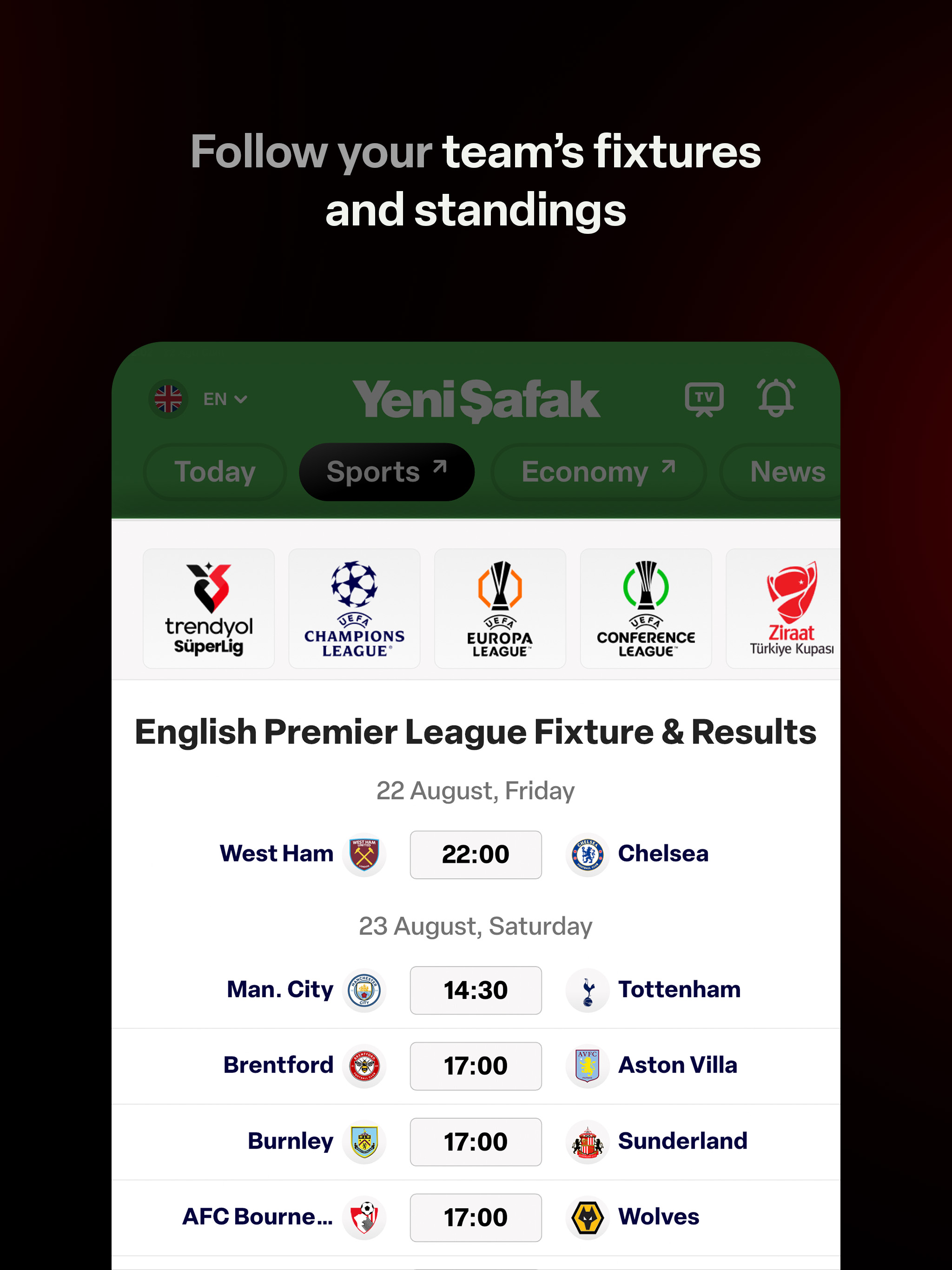 Yeni Şafak English
