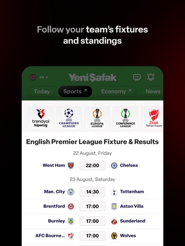 Yeni Şafak English iPad screenshot