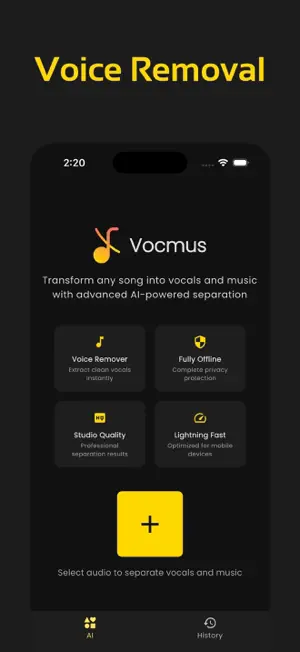 Voice Remover, VocMus screenshot 1