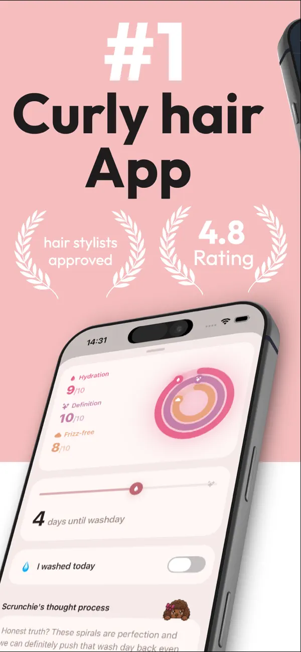 Screenshot #1 pour Scrunchie: Cheveux bouclés