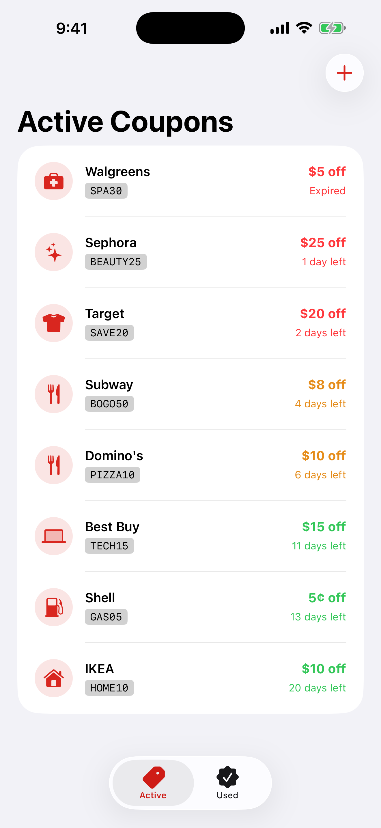 CouponKeep Deals Wallet