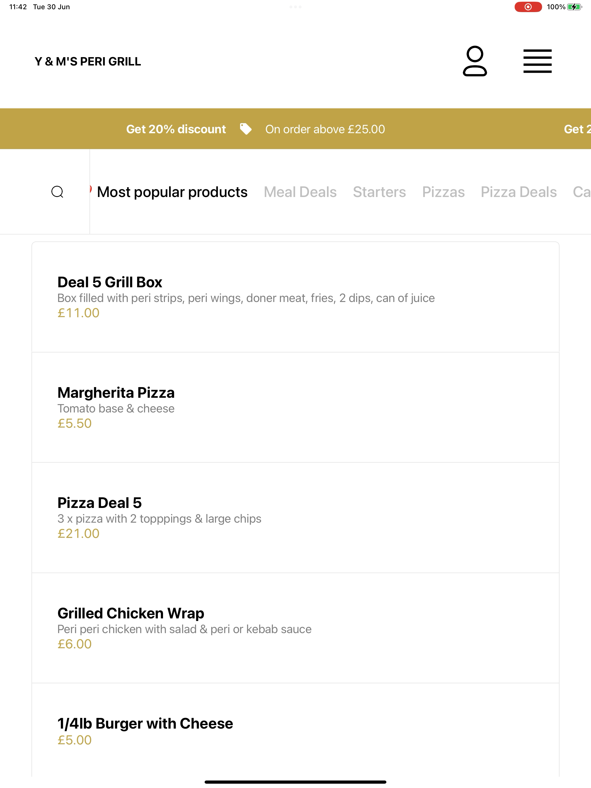 Y & M'S PERI GRILL