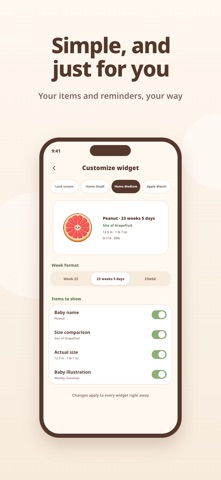 Simple Baby Widget Screenshot 5 of 5