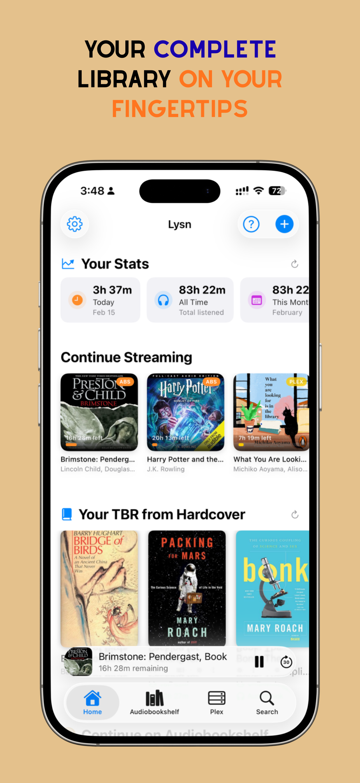 Lysn: Audiobook Player