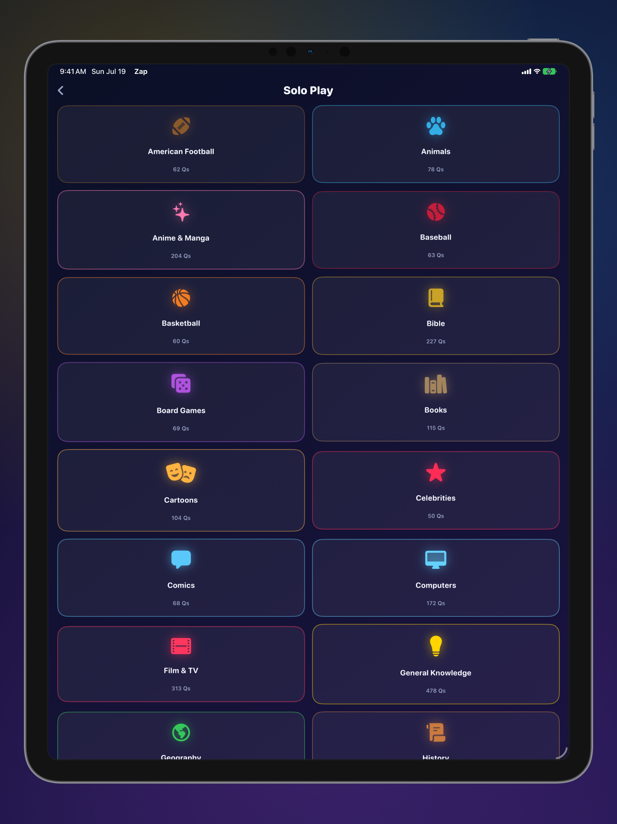 Zap! - Electric Trivia screenshot 7