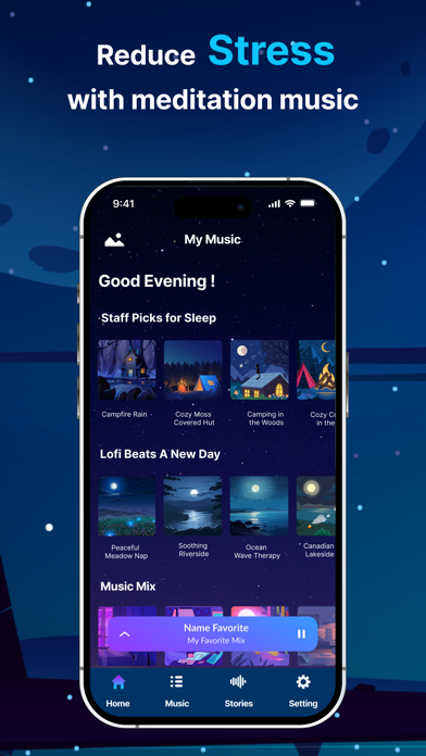Easy Sleep: Sounds and Stories Screenshot