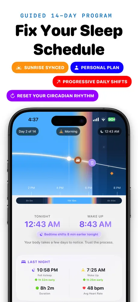 Phase - Sleep Schedule Reset 应用截图
