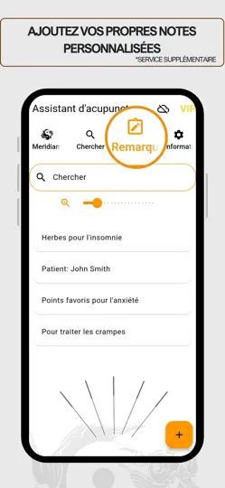 Capture d'écran de Assistant Acupuncture sur iPhone 6