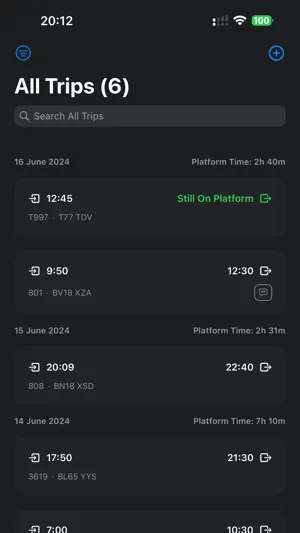 OnPlatform - Driver Log screenshot 1