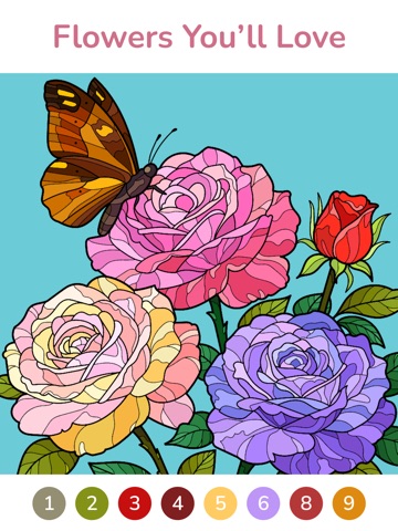 Coloroo Me: Color by Number iPad screenshot