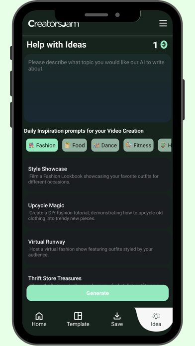 CreatorsJam: Simplify Creation Screenshot