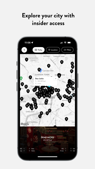 Nightkey: Exclusive Offers iPhone screenshot 4 - Food & Drink app