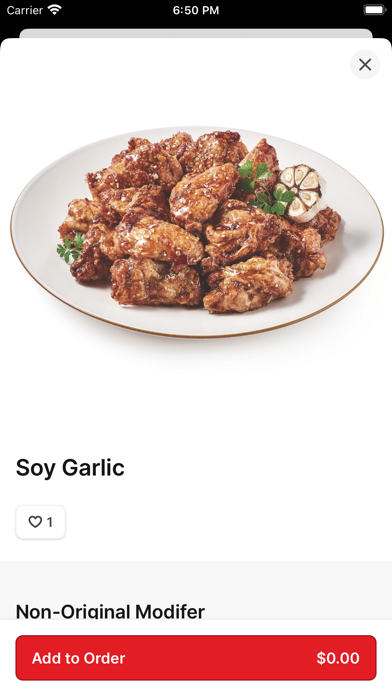 Goobne Chicken iPhone screenshot 4 - Food & Drink app