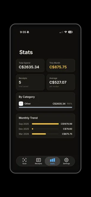 ReceiptScan: Expense Tracker screenshot 3