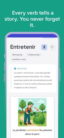 French Verbs – Learn 550 verbs iPhone screenshot