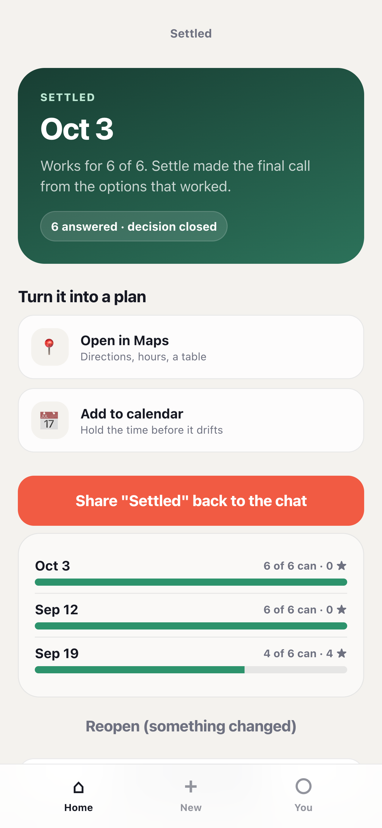 Settle: Group Decisions screenshot 4