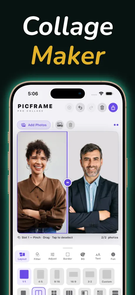 Photo Collage Maker &ndash; Picframe 照片拼图大师应用截图