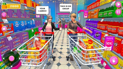 Supermarket Shopping 3D Games Screenshot