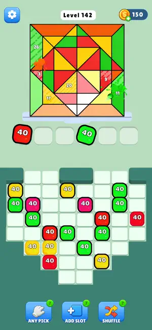 Block Brush -Color Puzzle Game screenshot 3