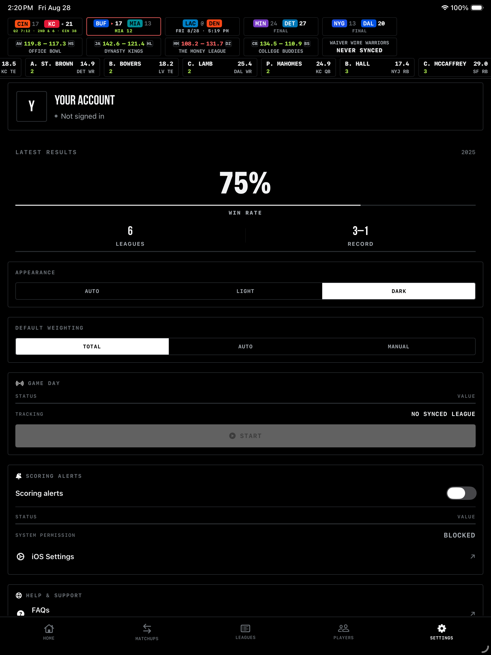League Ledger screenshot 13