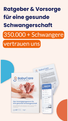BabyCare - Gesund & Schwanger screenshot 1