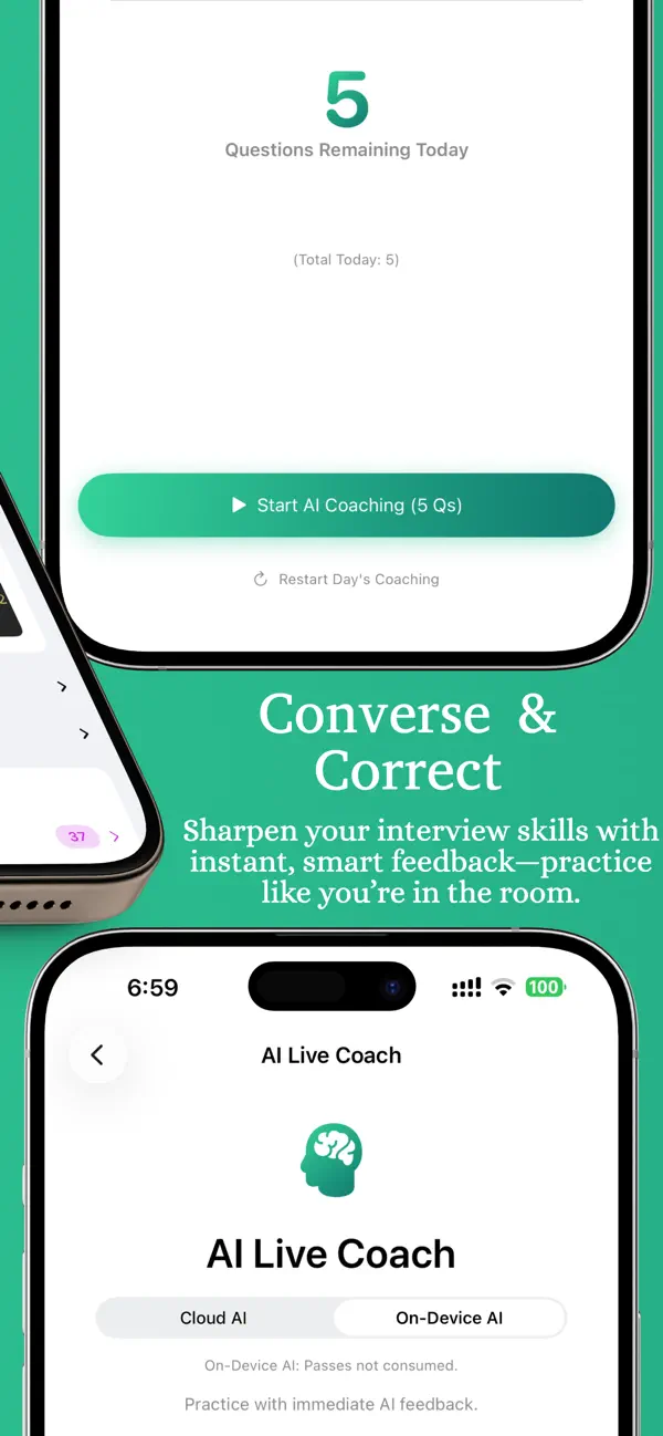 #3. InterviewGenie: Prep NodeJs (iOS) โดย: Abhinav Jha