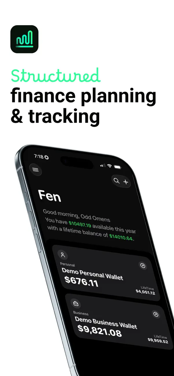 Screenshot #1 pour Fen: Finance Tracker
