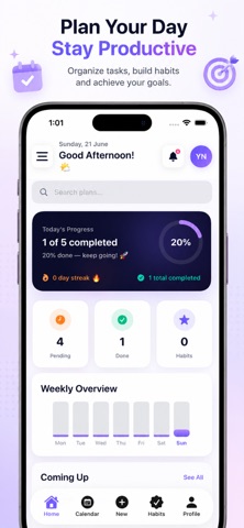 Daily Planner – Tasks & Focus Screenshot 2 of 7