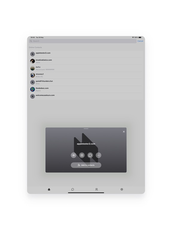 Thunderbolt by Spaceship iPad screenshot 4 - Social Networking app
