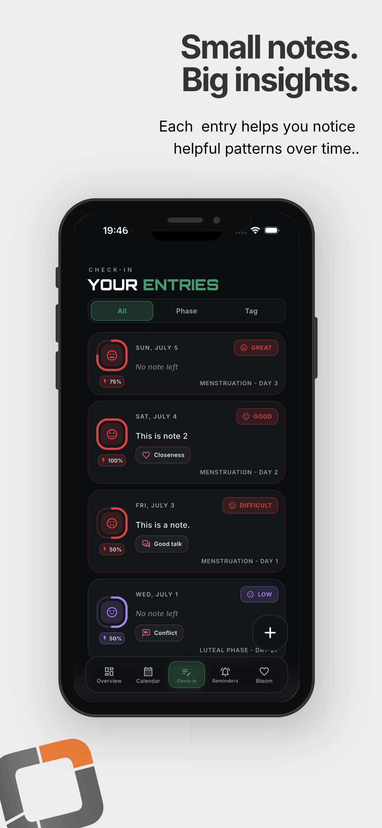 PhaseBloom Cycle Tracker screenshot 6