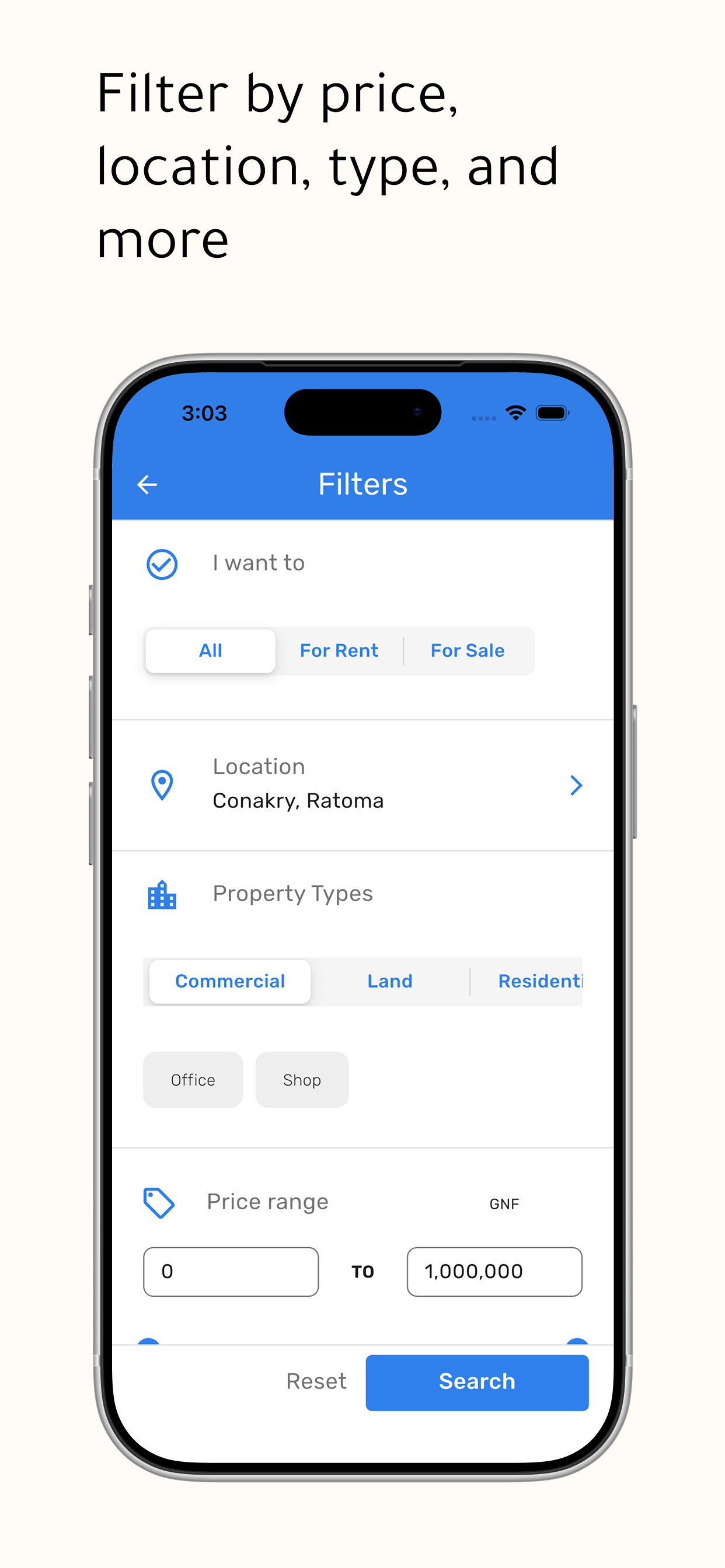 Tagani Immo screenshot 2