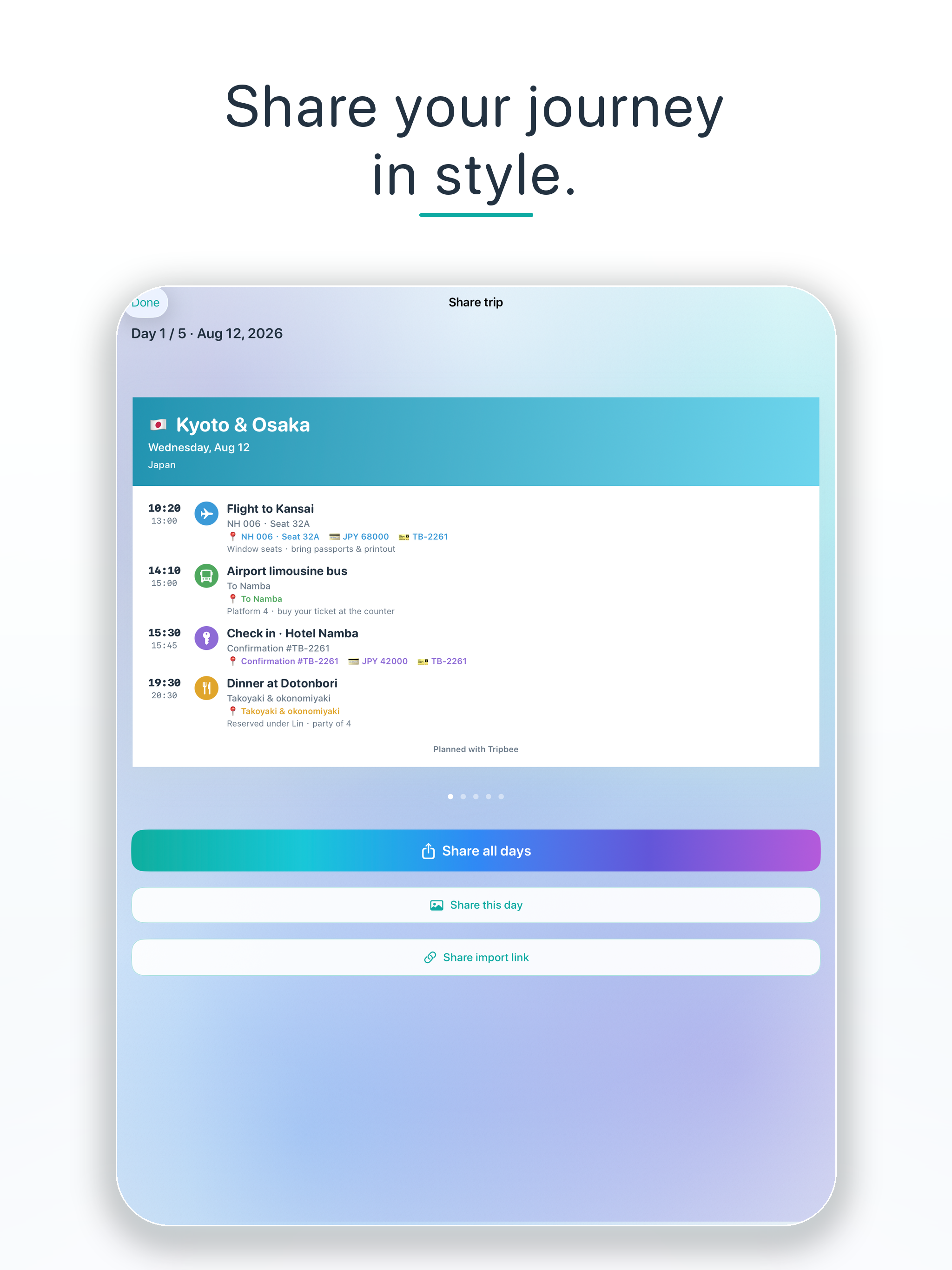 TripBee Pro: Trip Planner screenshot 10