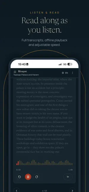 Rivayet Audio Guide screenshot 2