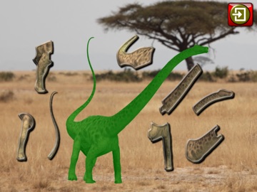 Kids Dinosaur Jigsaw Puzzles iPad screenshot
