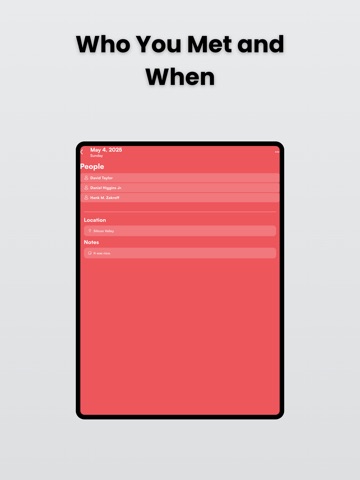 Meetlist: Meetup Tracker iPad screenshot