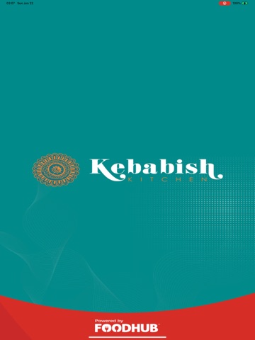 Kebabish Kitchen, iPad screenshot