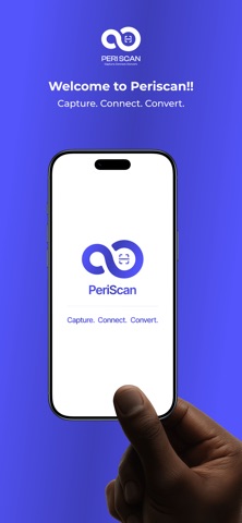 PeriScan Card Scanner iPhone screenshot